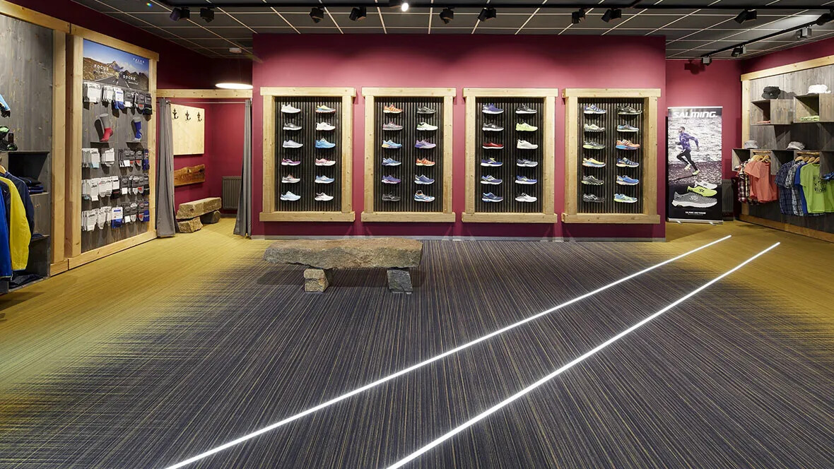 Flotex by Starck Twilight Amber/Antique - Flooring for retail store Flotex by Starck Twilight Amber/Antique - Flooring for retail store