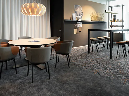 Flotex by Starck Vortex Etage1 Forbo Flooring Systems Showroom Stockholm
