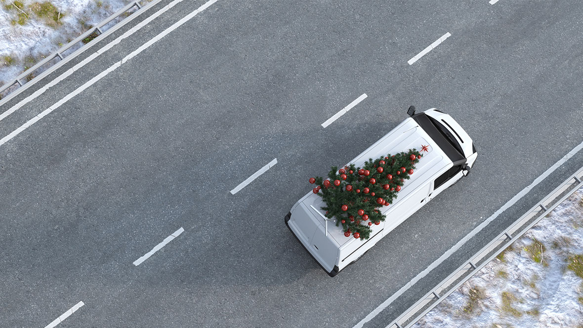 Logistik - Weihnachtsbaum - © Robert Kneschke