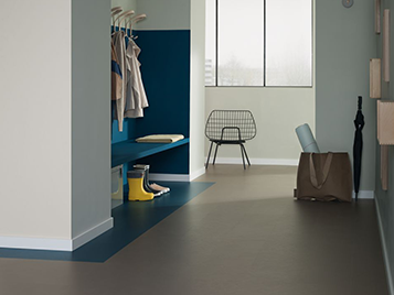 Marmoleum Click im Flur
