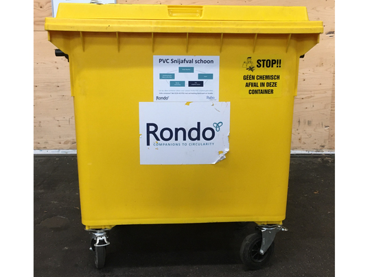 afvalcontainer snijresten vinyl rondo