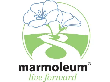 Marmoleum žijte pro budoucnost logo