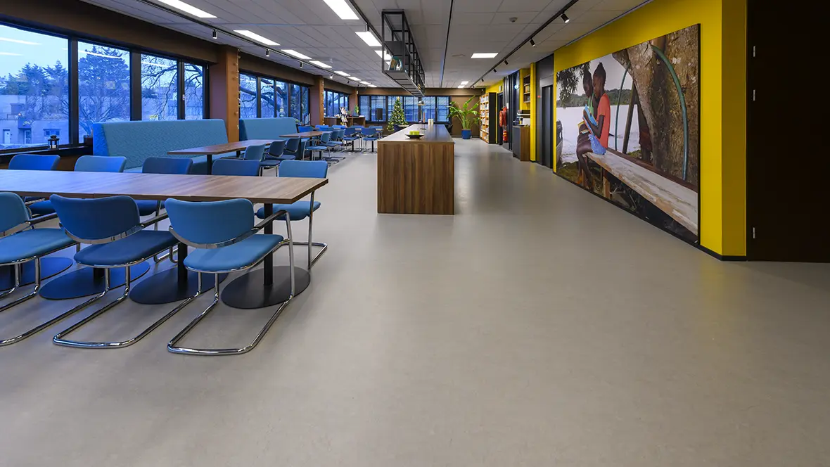 Kantoor NL-Vlaams Bijbelgenootschap met Marmoleum Fresco vloer