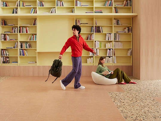 Allura Decibel - 9243 terra terrazzo & 9563 peach twill