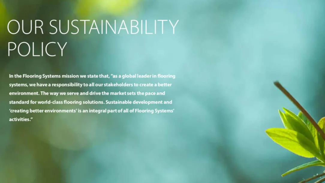 Revêtement de sol, Développement durable | Forbo Flooring Systems