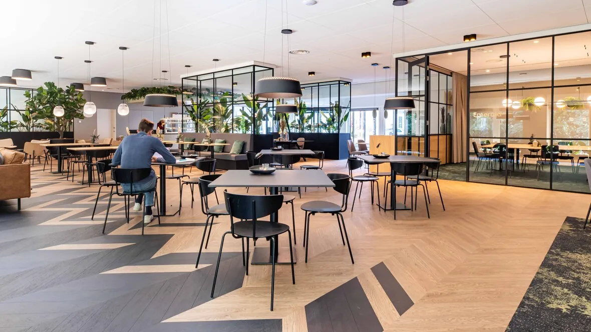 The Gem Offices, Amsterdam with Forbo office kitchen flooring 