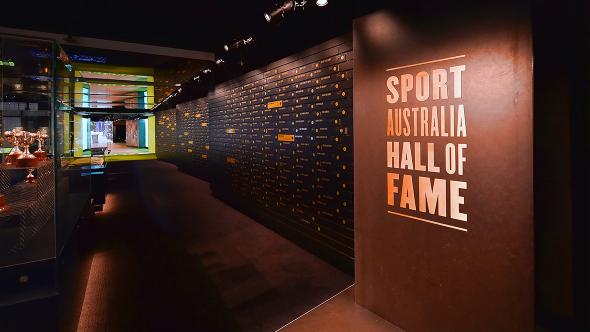 The Australian Sports Museum in Melbourne - Marmoleum Flooring 