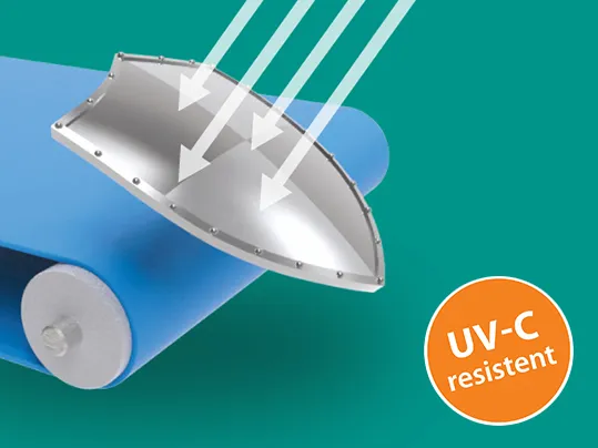 UV-C resistente Bänder