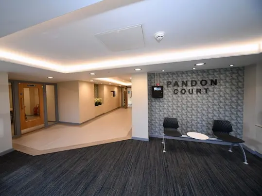 Coral and Marmoleum Installed at Pandon Court Housing