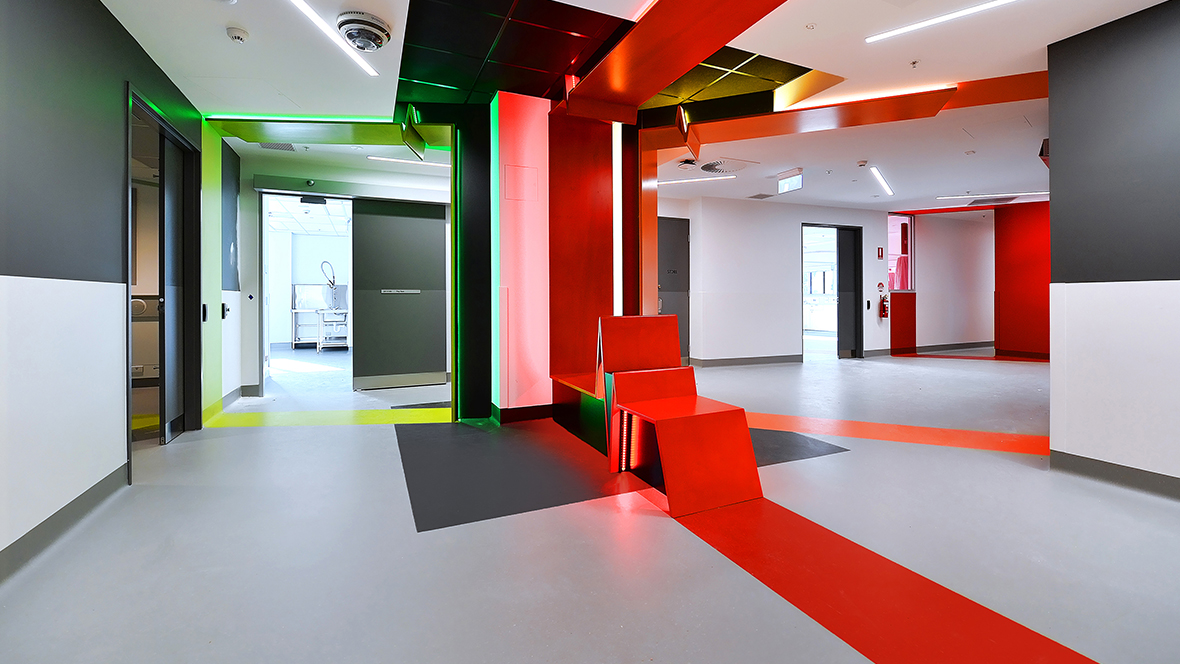 RMIT University Health Stimulated Space - Marmoleum Floors 