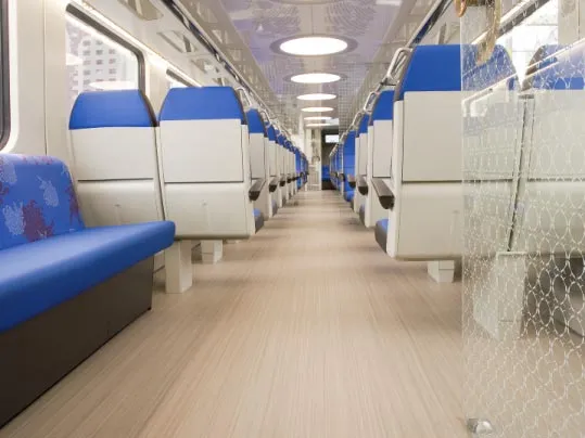 Dutch Railways - Marmoleum FR linoleum rail flooring