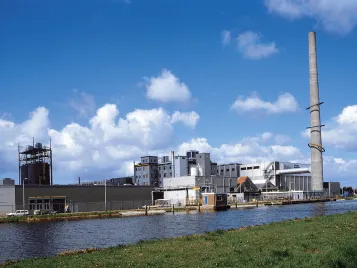 Linoleum factory in Assendelft, The Netherlands