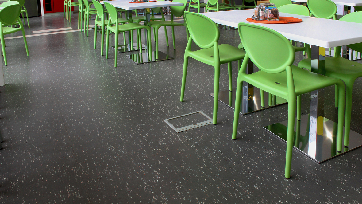 Basil Reads - canteen Artoleum | Forbo Flooring Systems