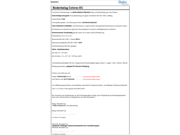 Ausschreibungstext Colorex EC