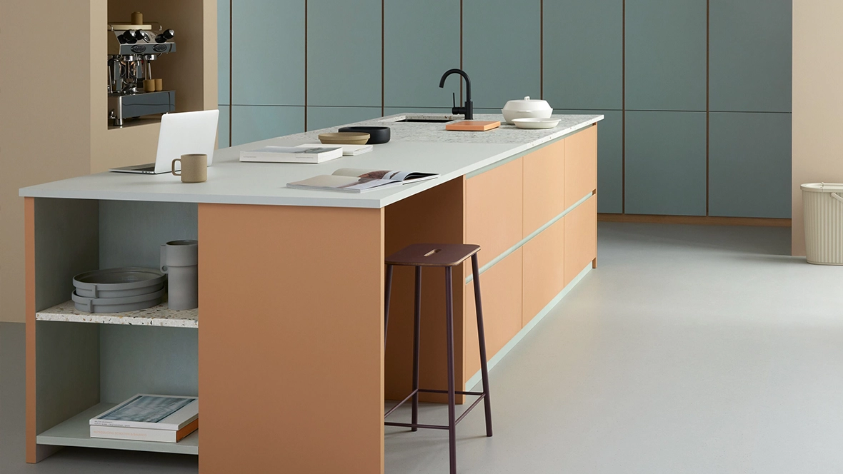 Furniture Linoleum 4177 | vapour 4002 | leather 4004 | blue haze