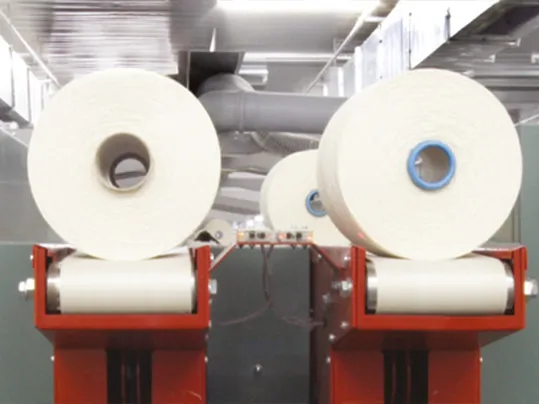 Yarn OE rotor spinning machine yarn rolls