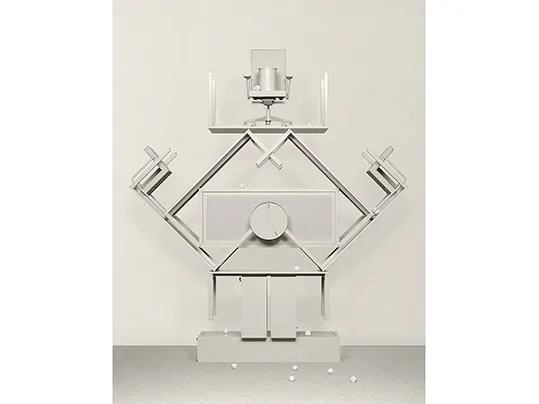 Lernert & Sander stacked furniture pieces