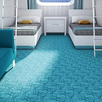 Revêtement de sol textile pour cabines navires marins | Forbo Flooring Systems