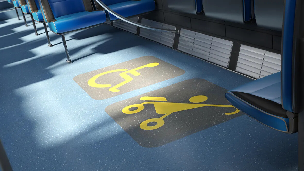 Step Bus flooring