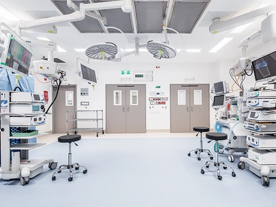 Bacchus Marsh Hospital - Using Forbo Sphera Homogeneous vinyl flooring in operating room