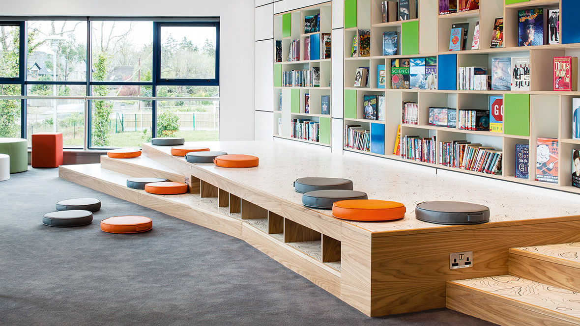 Donabate Library with Marmoleum 