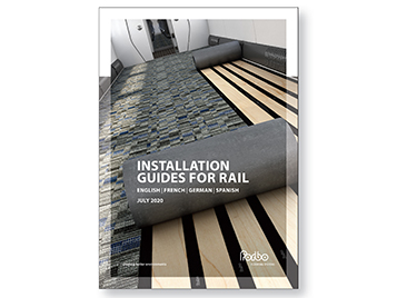 Installatiehandleiding voor vloeren in de spoorwegindustrie