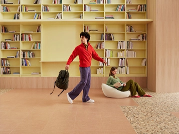 Allura Decibel_9243 terra terrazzo_9563 peach twill_5534 amber serene oak