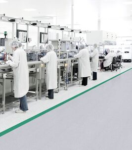 Colorex 150205 + 150201 + 150237 | cleanroom flooring tiles