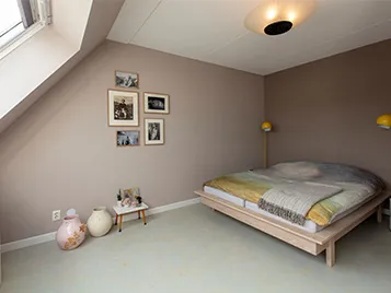 Marmoleum vloer in slaapkamer | Forbo Flooring Systems