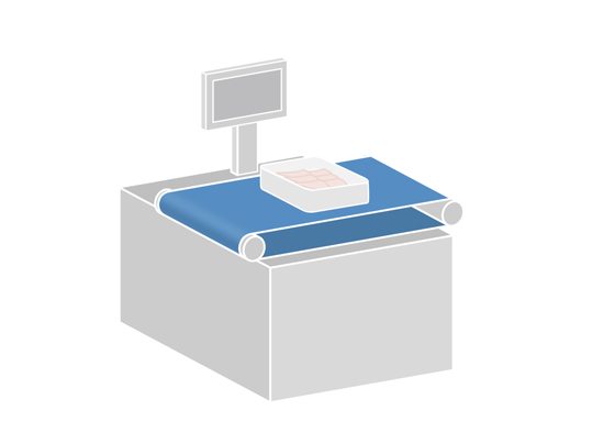 check weighing Fish production