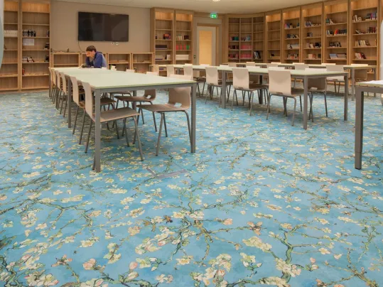 Flotex, le sol textile floqué inspiré par Van Gogh - Collection Flotex Van Gogh