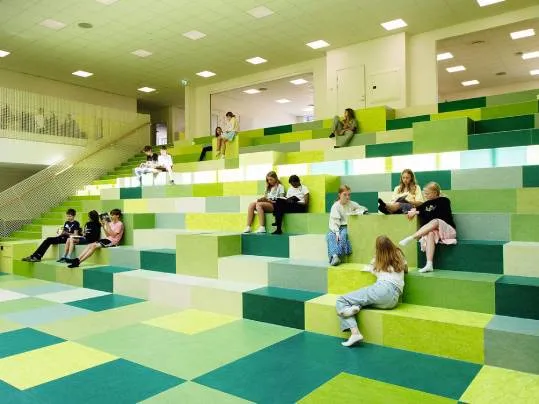 Neuroscience in indoor spaces | Darlby Skole | Photography: Anette Roien / Niels Rosenvold 
