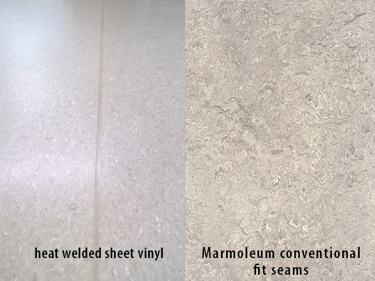 Coventional Fit Seams, How To Seal A Seam In Vinyl Flooring