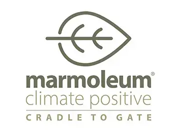 Marmoleum - klimapositive Herstellung