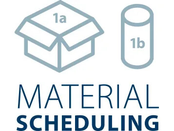 Material scheduling icon