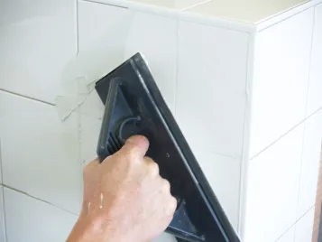 voegen badkamerwand