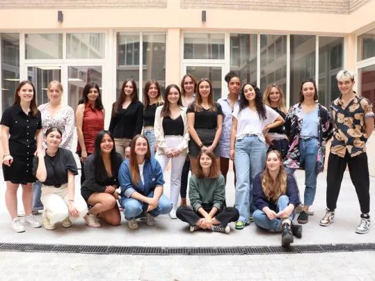 The students from LISAA in Paris