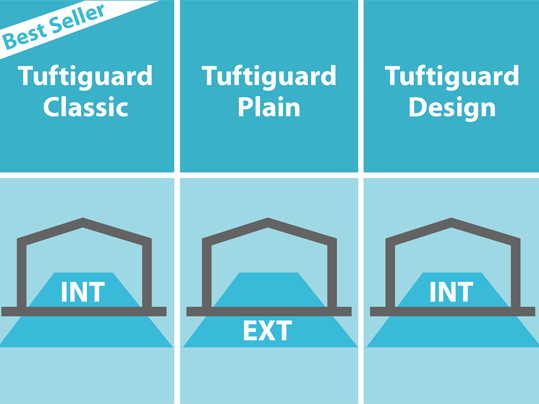 Nuway Tuftiguard can be used for internal and external entrances