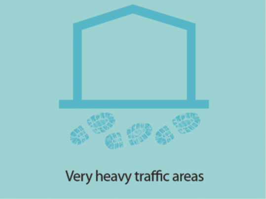 Nuway Grid is suitable for very heavy traffic entrances 