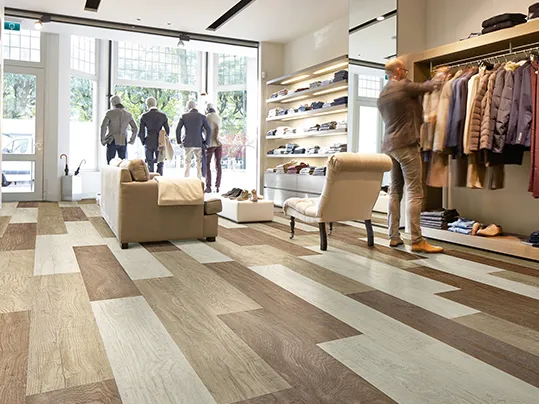 Allura floorings - retail environment