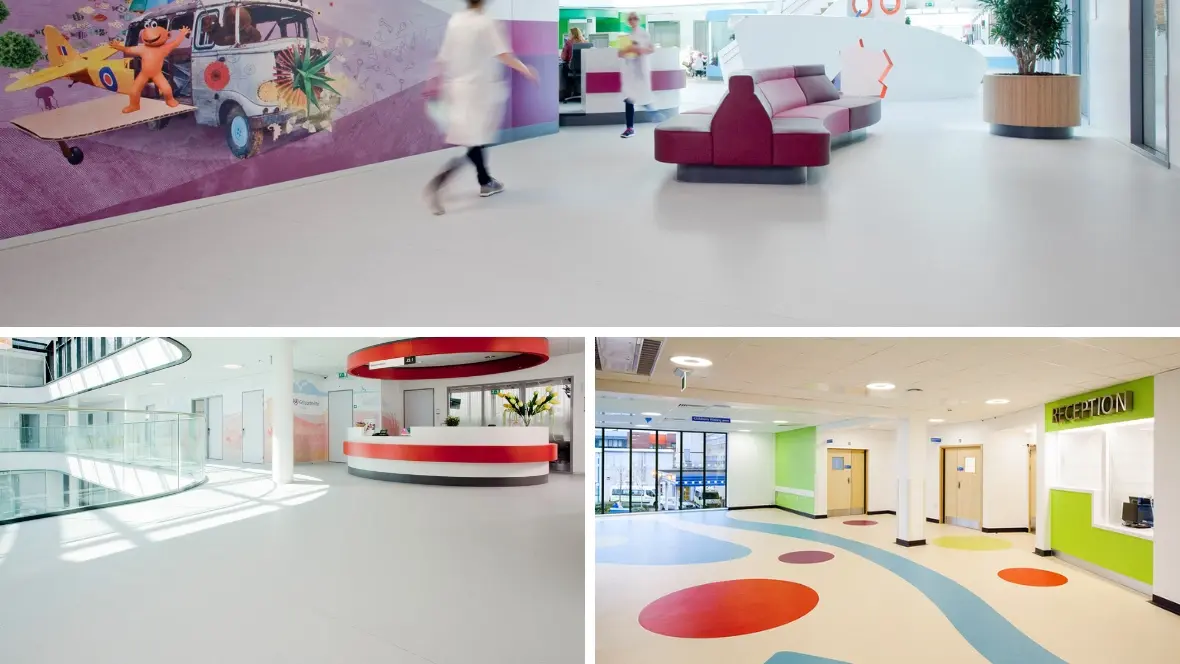 Forbo Flooring in a hospital
