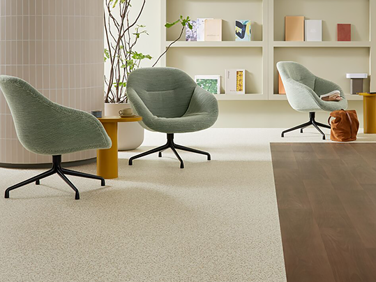 Sarlon Modul'up 90403 warm mini terrazzo 98144 dark walnut