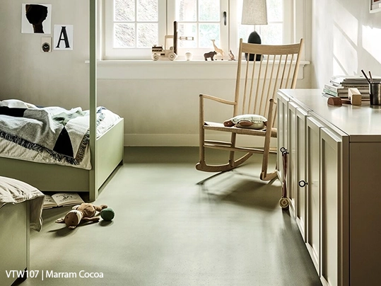 Marmoleum vtwonen Marram Cocoa