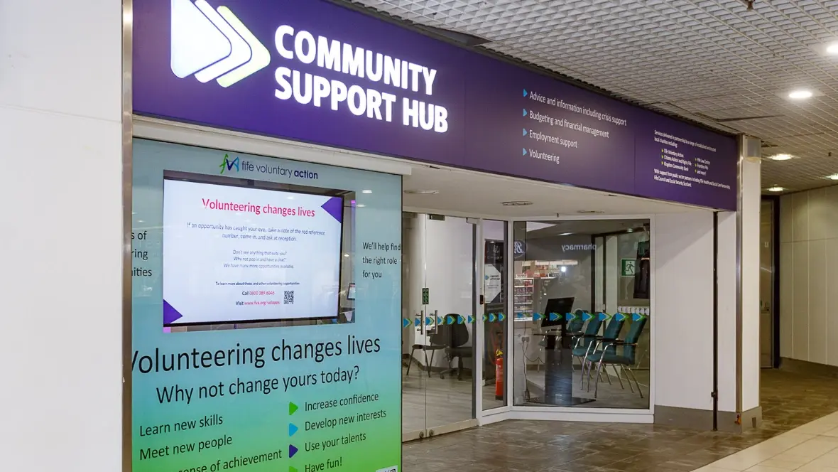 Community support hub
