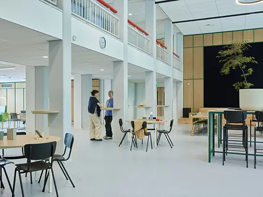 Sphera Element homogeen vinyl rustige basis in openbare ruimte