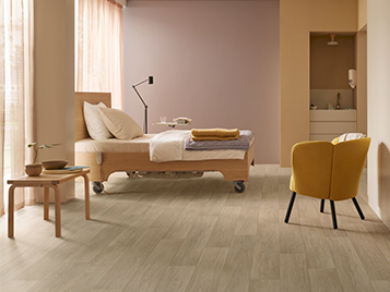 Eternal 27852 clear smooth oak | flooring for aged care resident rooms 