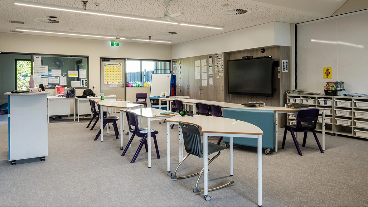 Passfield Public School | Flotex grey carpet flooring