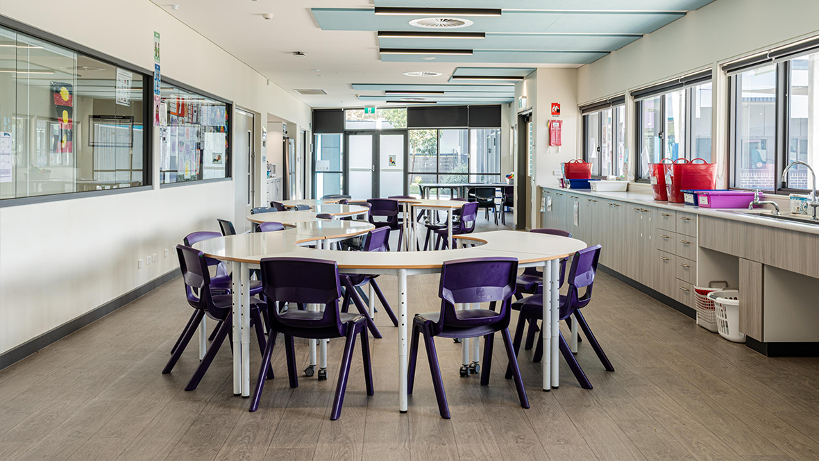 Passfield Public School | Surestep Wood 18832 vinyl flooring