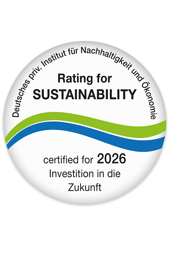 Prüfsiegel Gesicherte Nachhaltigkeit