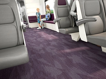 Flotex Vision FR rail - 202010 Latitude Amethyst